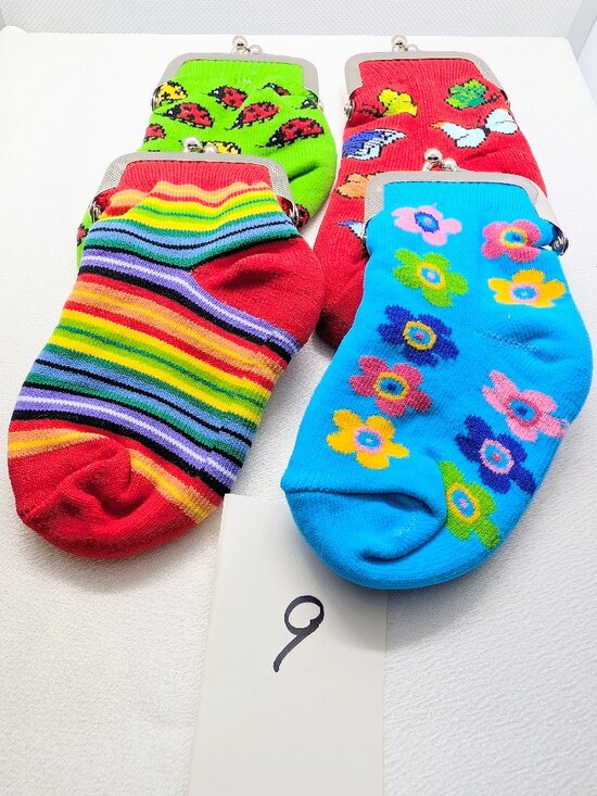 Other - NEW Party Novelty Kiss Lock Coin Purse Socks
